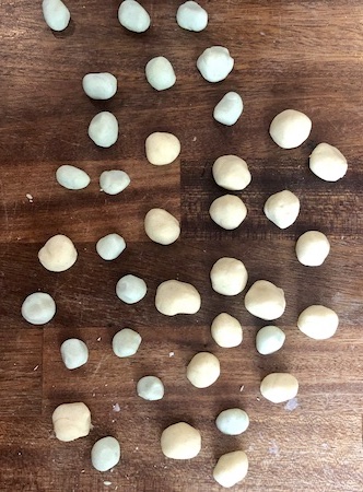 Playdough subatomic particles